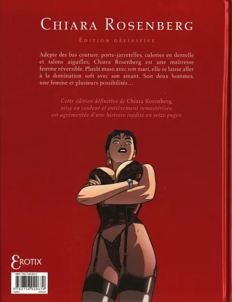 Verso de l'album Chiara Rosenberg La double vie d'une dominatrice