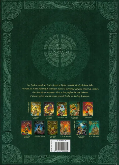 Verso de l'album Les Forêts d'Opale Tome 12 L'Étincel courroucé