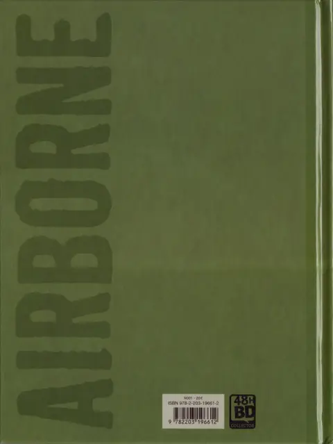 Verso de l'album Airborne 44 Tome 1 Là où tombent les hommes