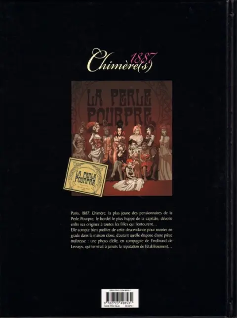 Verso de l'album Chimère(s) 1887 Tome 4 Les liens du sang
