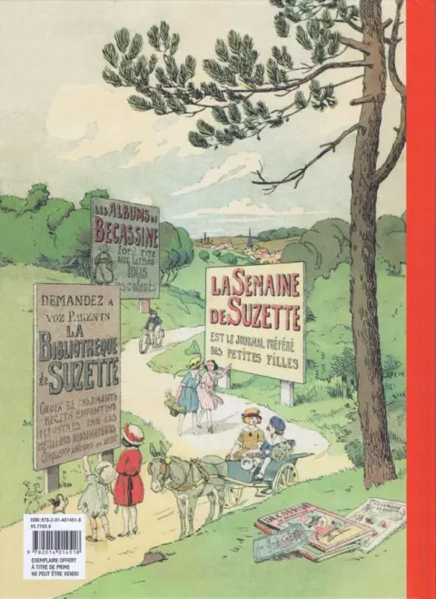 Verso de l'album Bécassine Tome 28 Alphabet de Bécassine