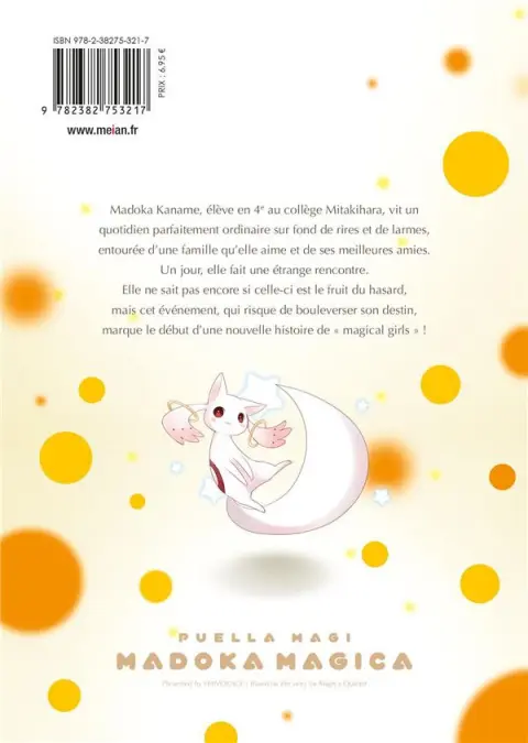 Verso de l'album Puella Magi Madoka Magica 1