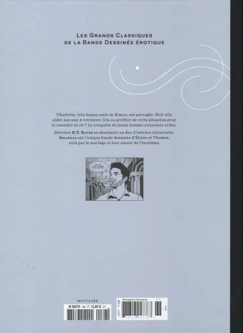 Verso de l'album Les Grands Classiques de la Bande Dessinée Érotique - La Collection Tome 168 Amabilia - tome 3