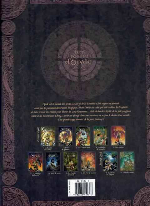 Verso de l'album Les Forêts d'Opale Tome 2 L'envers du grimoire