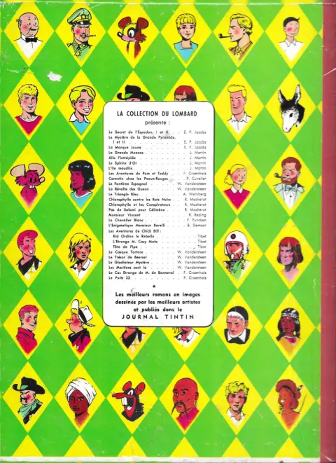 Verso de l'album Michel Vaillant Tome 1 le grand defi
