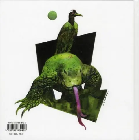 Verso de l'album Bestiaire
