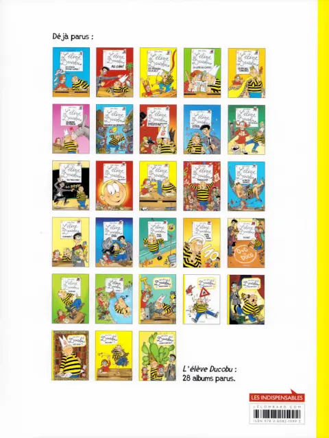 Verso de l'album L'Élève Ducobu Tome 25 L'Idole des écoles!