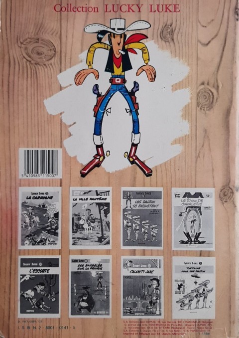 Verso de l'album Lucky Luke Tome 2 Rodéo