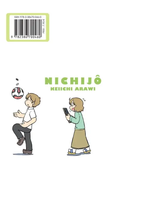 Verso de l'album Nichijô - Récits du quotidien (4)