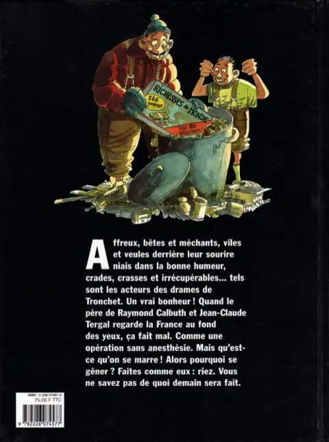 Verso de l'album Les damnés de la terre associés Tome 4 Au bonheur des drames