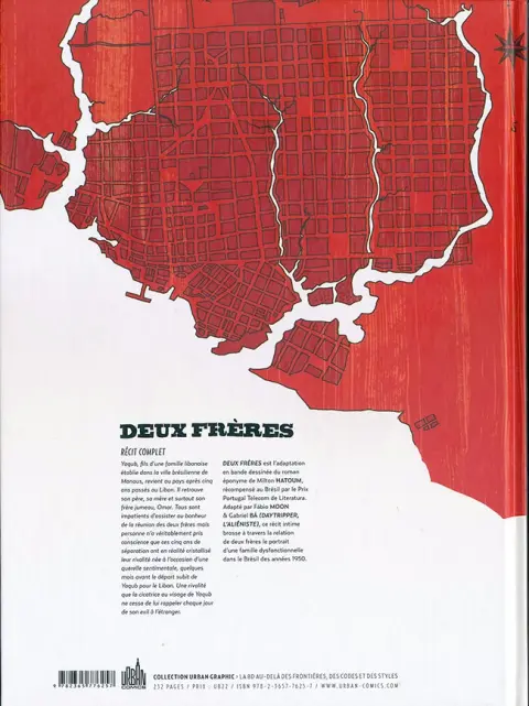 Verso de l'album Deux frères