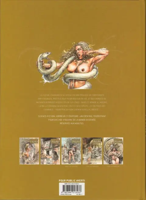 Verso de l'album Druuna Tome 0 Les origines