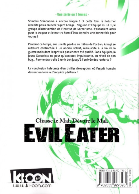 Verso de l'album Evil Eater 3