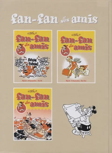 Verso de l'album Fan-fan et ses amis Tome 3