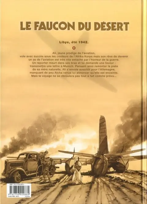 Verso de l'album Le Faucon du désert Tome 2 Hal Far