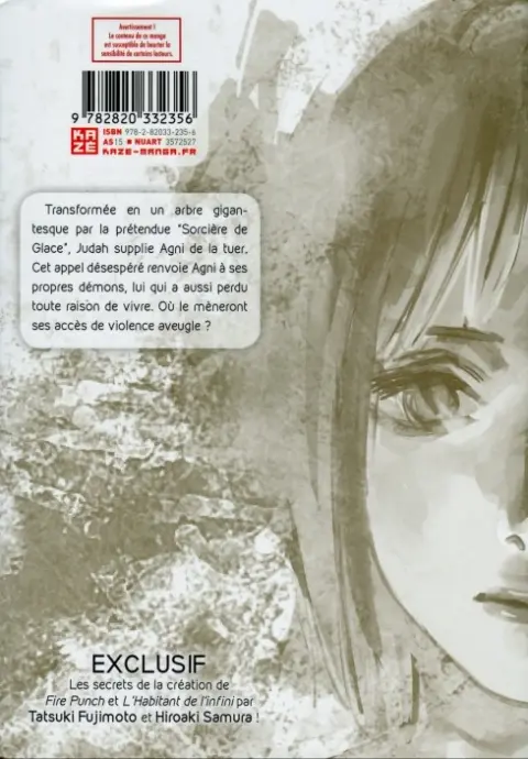 Verso de l'album Fire punch 6