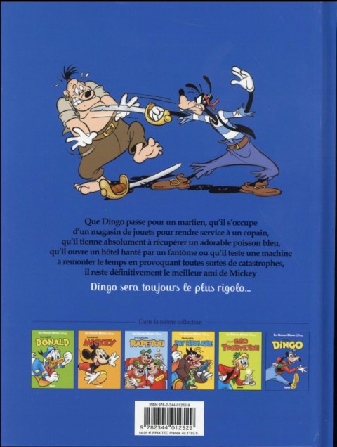 Verso de l'album Les Grands Héros Disney Tome 6 Rigolo Dingo