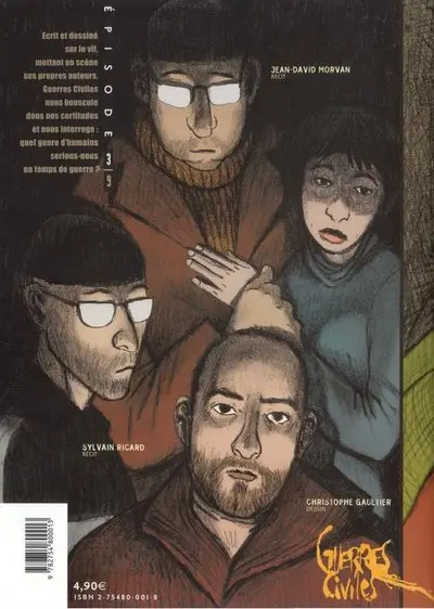 Verso de l'album Guerres civiles Épisode 3