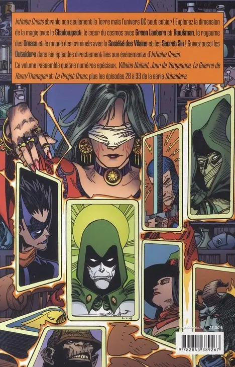 Verso de l'album Infinite Crisis Tome 3 Spécial