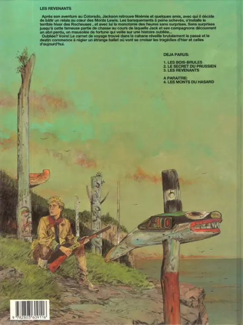 Verso de l'album Jackson Tome 3 Les revenants