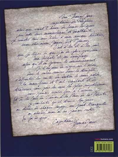 Verso de l'album Jimmy Jones Tome 1 Le capitaine du polypheme