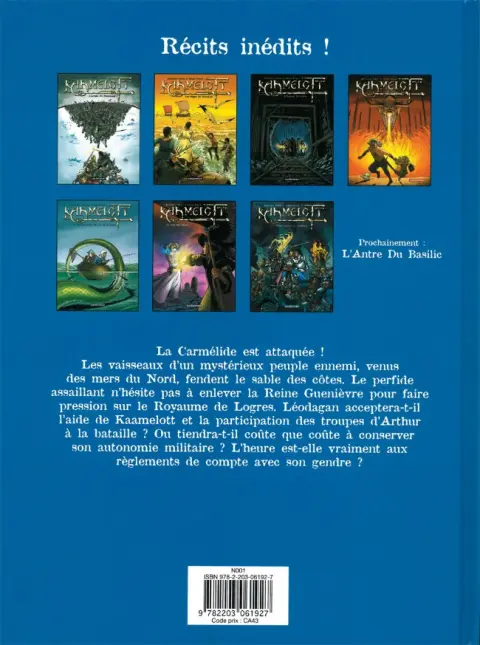 Verso de l'album Kaamelott Tome 7 Contre-attaque en Carmélide