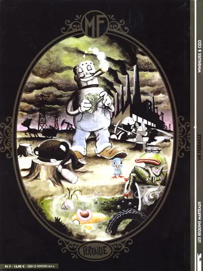 Verso de l'album Monsieur Ferraille