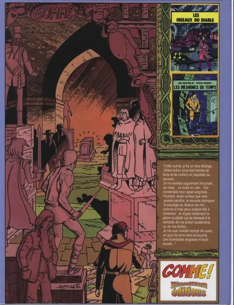 Verso de l'album Une aventure de Patrick Maudick Tome 3 La nuit de l'araignée