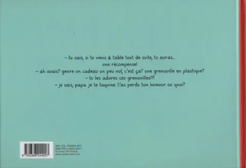 Verso de l'album Père et Fils 1