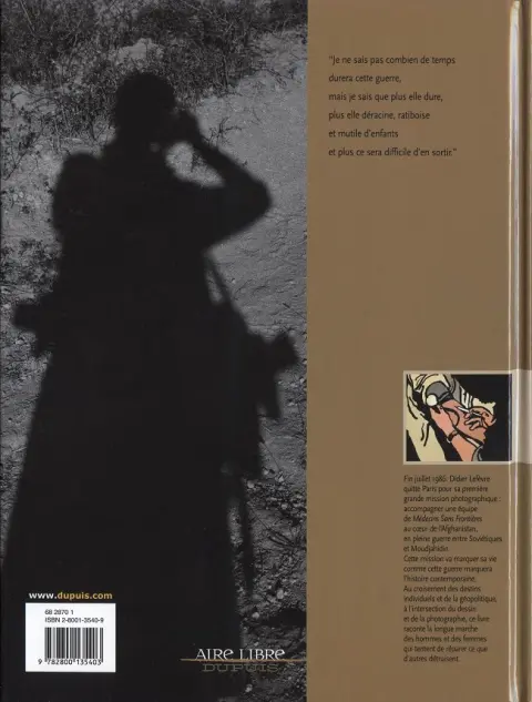 Verso de l'album Le Photographe Tome 2