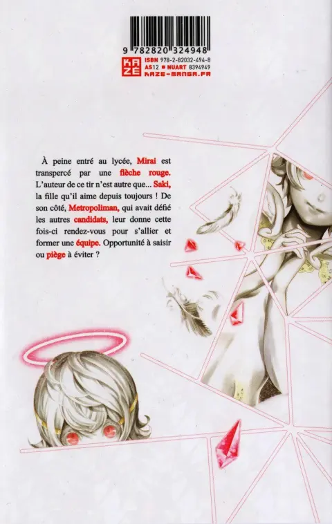 Verso de l'album Platinum End 2