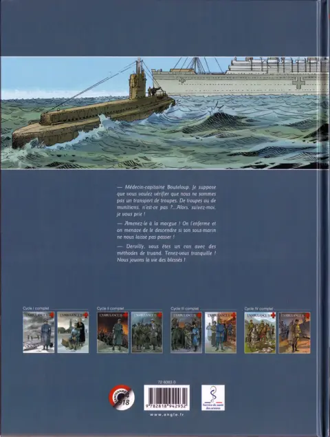 Verso de l'album L'Ambulance 13 Tome 8 D'un enfer, l'autre