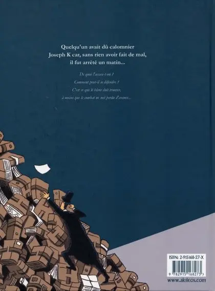 Verso de l'album Le Procès