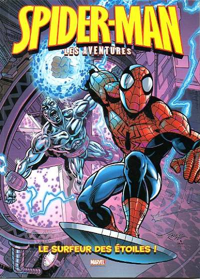 Couverture de l'album Spider-Man - Les Aventures Tome 4 Le surfeur des étoiles !