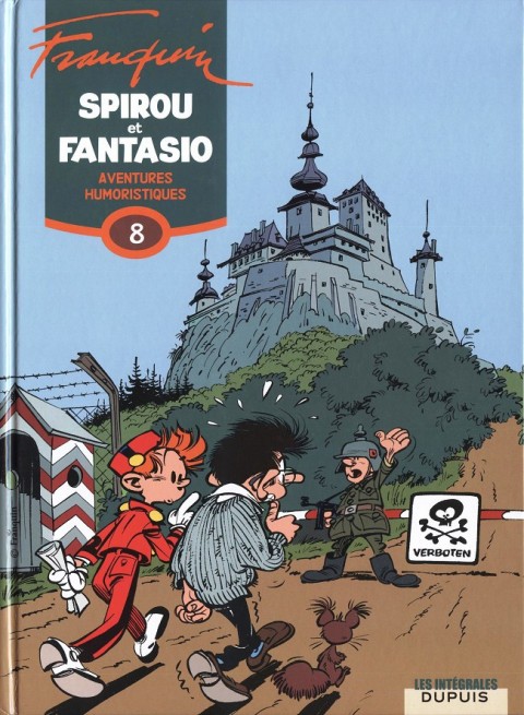 Couverture de l'album Spirou et Fantasio - Intégrale Dupuis 2 Tome 8 Aventures humoristiques (1961-1967)