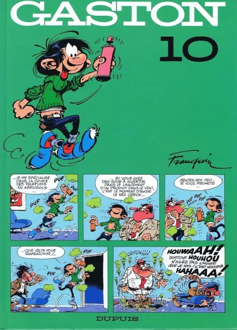 Couverture de l'album Gaston Tome 10 Édition spéciale 40e anniversaire