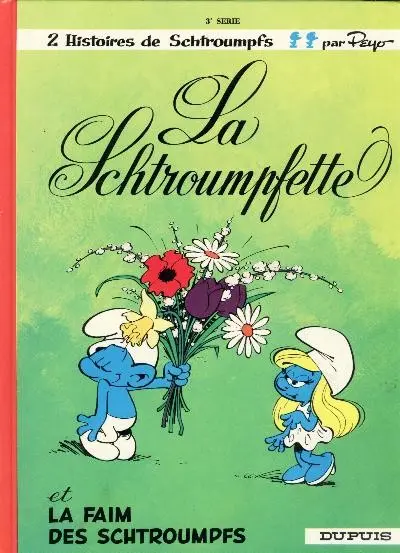 Couverture de l'album Les Schtroumpfs Tome 3 La Schtroumpfette