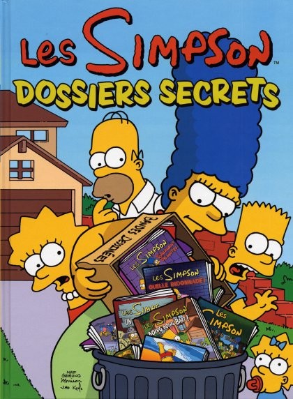 Couverture de l'album Les Simpson Tome 7 Dossiers secrets