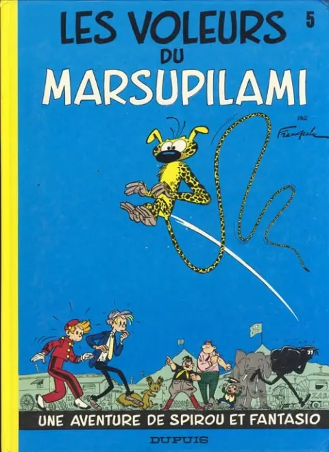 Couverture de l'album Spirou et Fantasio Tome 5 Les voleurs du Marsupilami