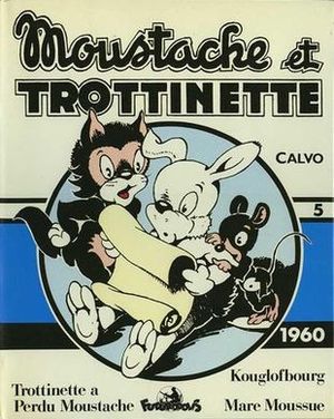 Couverture de l'album Moustache et Trottinette Intégrale 5 1960