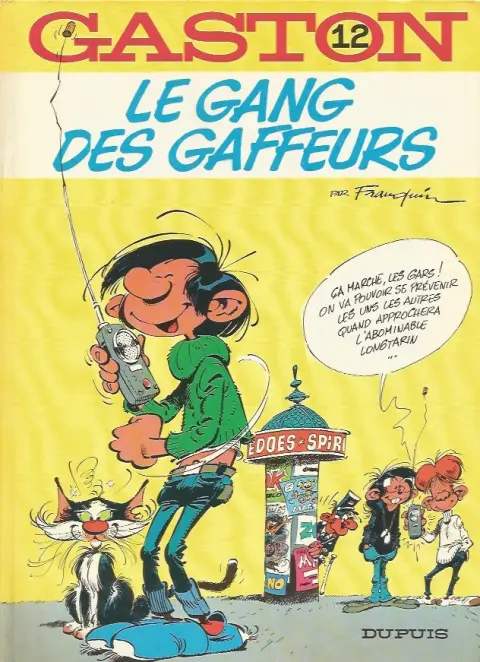 Couverture de l'album Gaston Tome 12 Le gang des gaffeurs