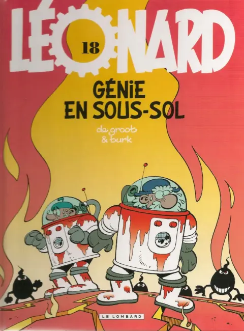 Couverture de l'album Léonard Tome 18 Génie en sous-sol