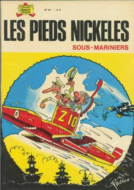 Couverture de l'album Les Pieds Nickelés Tome 84 Les Pieds Nickelés sous-mariniers