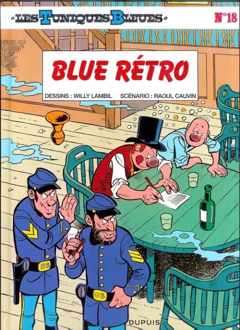 Couverture de l'album Les Tuniques Bleues Tome 18 Blue retro
