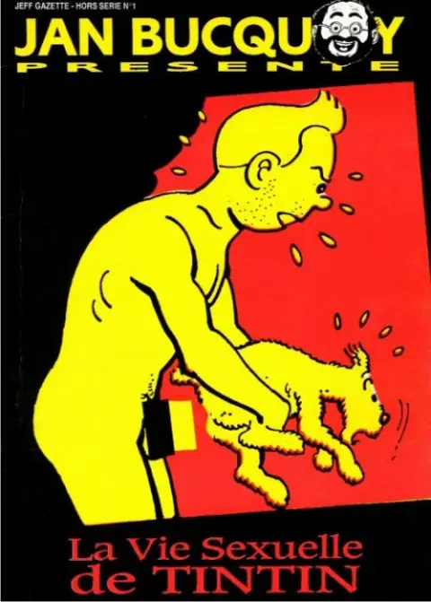 Couverture de l'album Tintin - Pastiches pour Adultes La vie sexuelle de Tintin