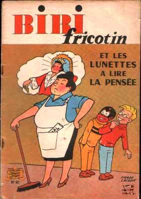 Couverture de l'album Bibi Fricotin 2e Série - Societé Parisienne d'Edition Tome 42 Bibi Fricotin et les lunettes à lire la pensée