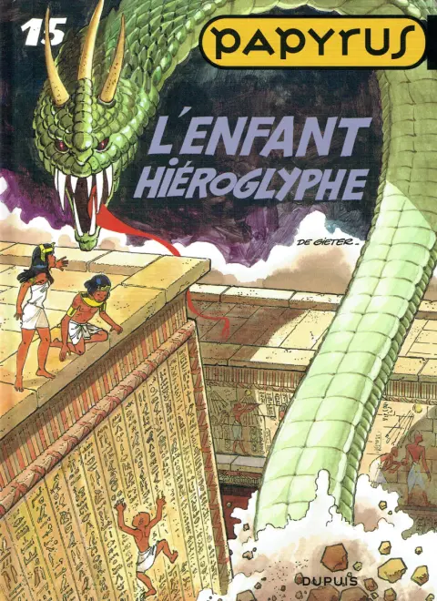Couverture de l'album Papyrus Tome 15 L'enfant hiéroglyphe