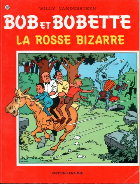 Couverture de l'album Bob et Bobette Tome 151 La rosse bizarre