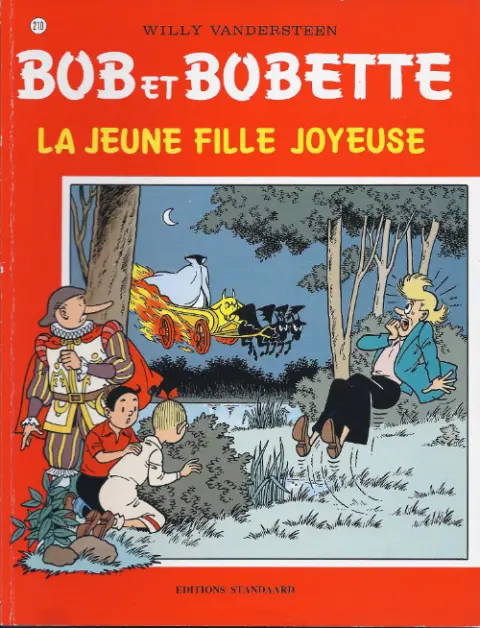 Couverture de l'album Bob et Bobette Tome 210 La jeune fille joyeuse