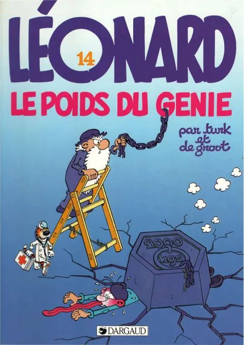 Couverture de l'album Léonard Tome 14 Le poids du génie
